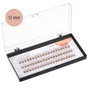 kępki rzęs 12mm brown